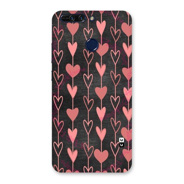 Chain Of Hearts Back Case for Honor 8 Pro