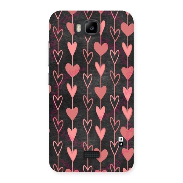 Chain Of Hearts Back Case for Honor Bee
