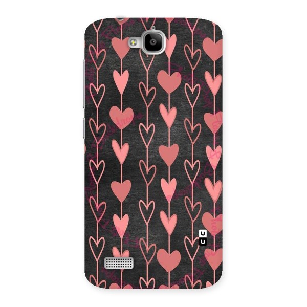 Chain Of Hearts Back Case for Honor Holly