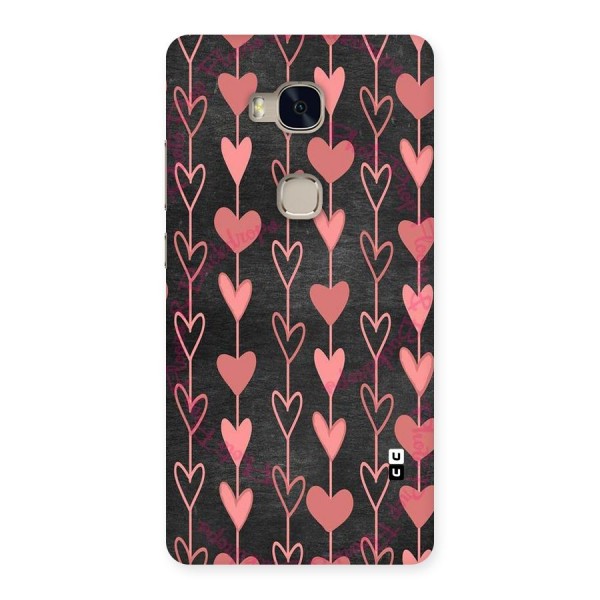 Chain Of Hearts Back Case for Huawei Honor 5X