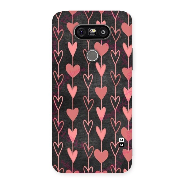 Chain Of Hearts Back Case for LG G5