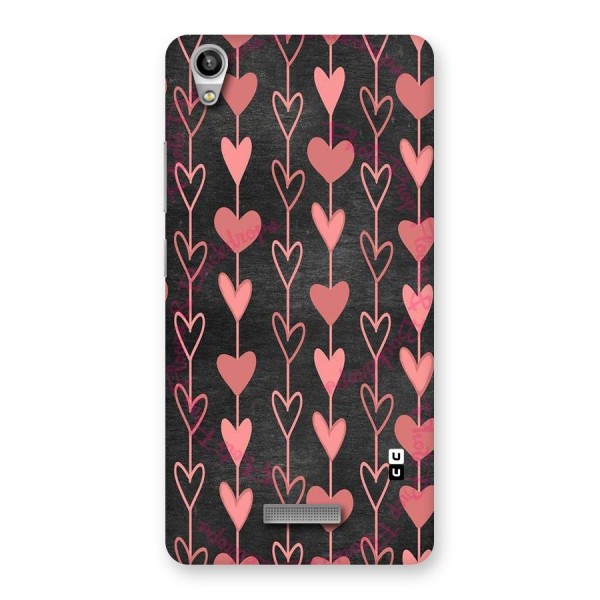 Chain Of Hearts Back Case for Lava-Pixel-V1