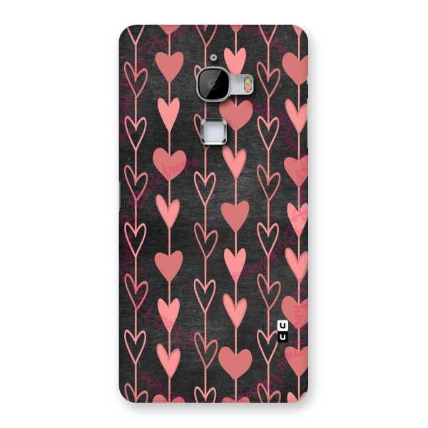 Chain Of Hearts Back Case for LeTv Le Max