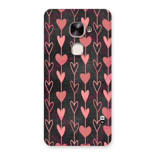 Chain Of Hearts Back Case for Le 2