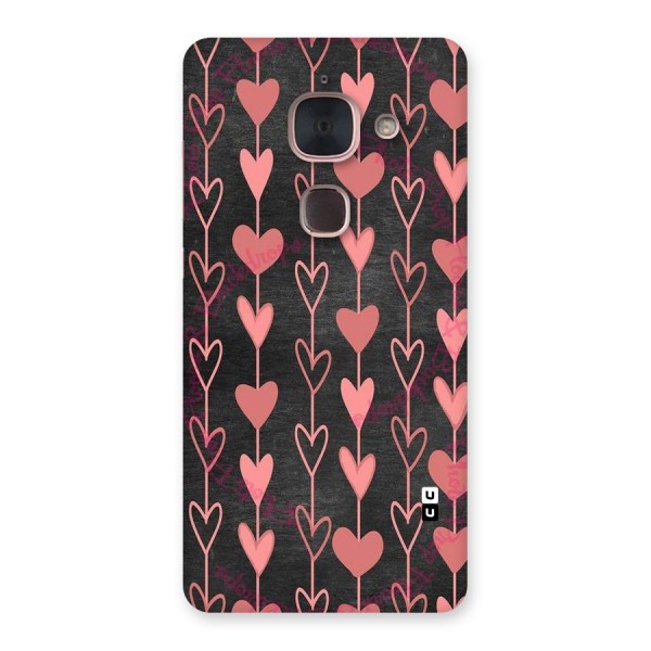 Chain Of Hearts Back Case for Le Max 2