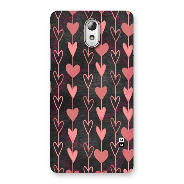 Chain Of Hearts Back Case for Lenovo Vibe P1M
