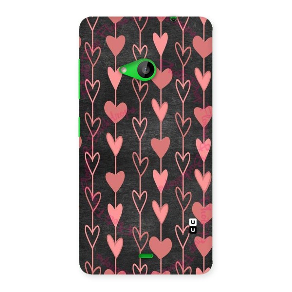 Chain Of Hearts Back Case for Lumia 535