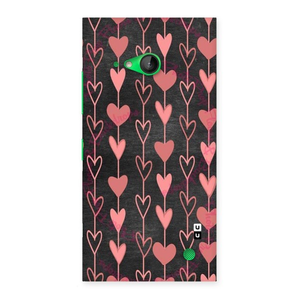 Chain Of Hearts Back Case for Lumia 730