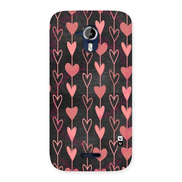 Chain Of Hearts Back Case for Micromax Canvas Magnus A117