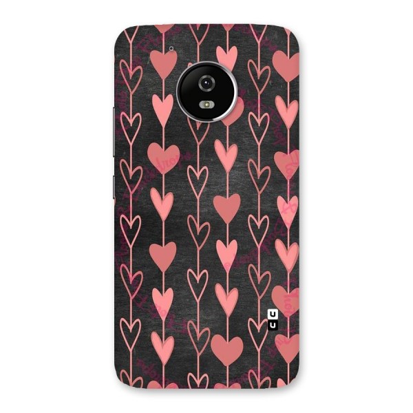 Chain Of Hearts Back Case for Moto G5