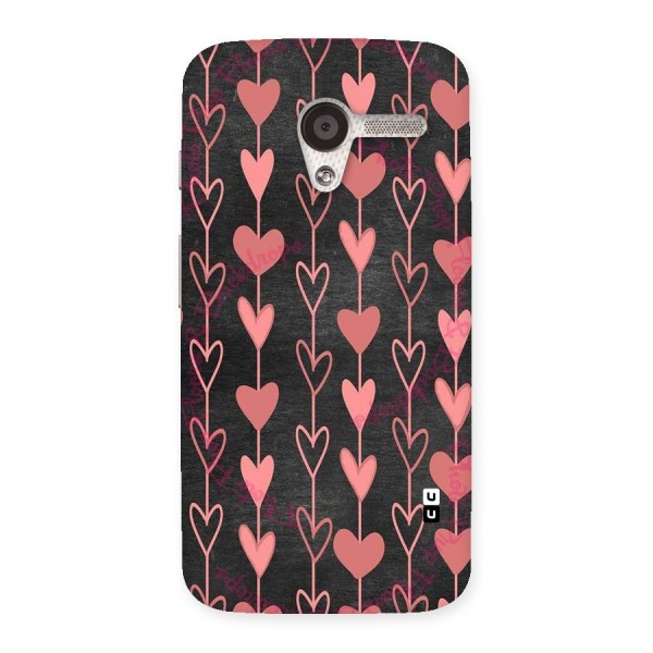 Chain Of Hearts Back Case for Moto X