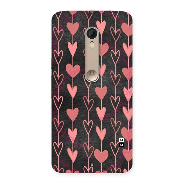 Chain Of Hearts Back Case for Motorola Moto X Style
