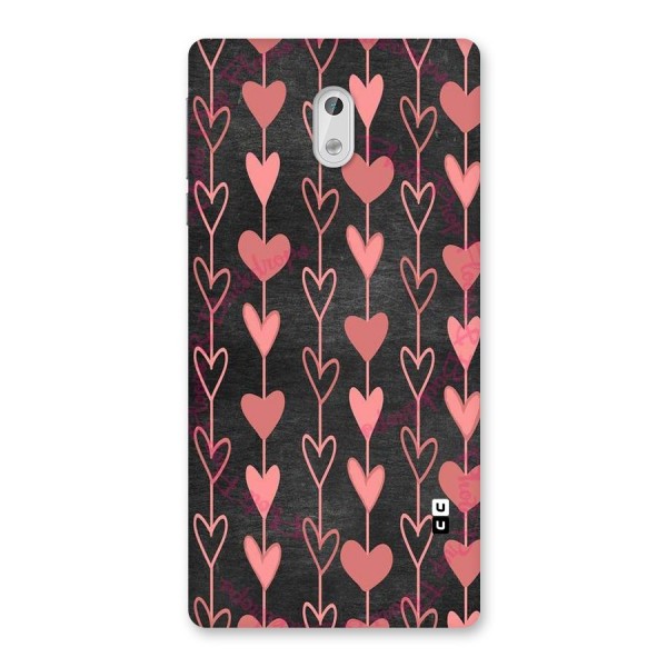 Chain Of Hearts Back Case for Nokia 3