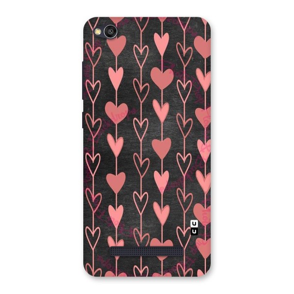 Chain Of Hearts Back Case for Redmi 4A
