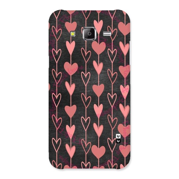 Chain Of Hearts Back Case for Samsung Galaxy J2 Prime