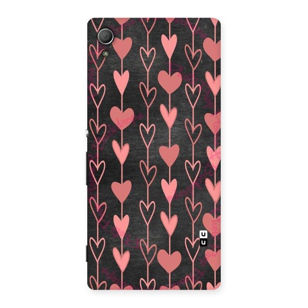 Chain Of Hearts Back Case for Xperia Z3 Plus