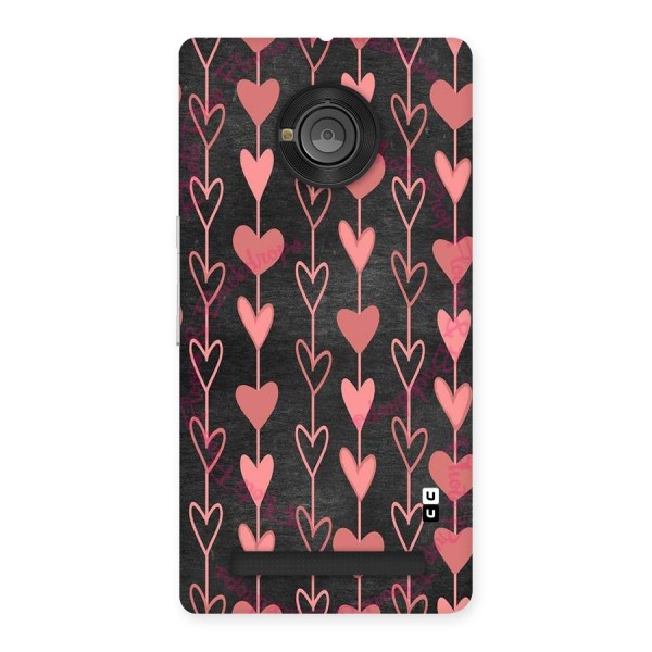Chain Of Hearts Back Case for Yu Yunique