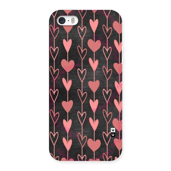 Chain Of Hearts Back Case for iPhone SE
