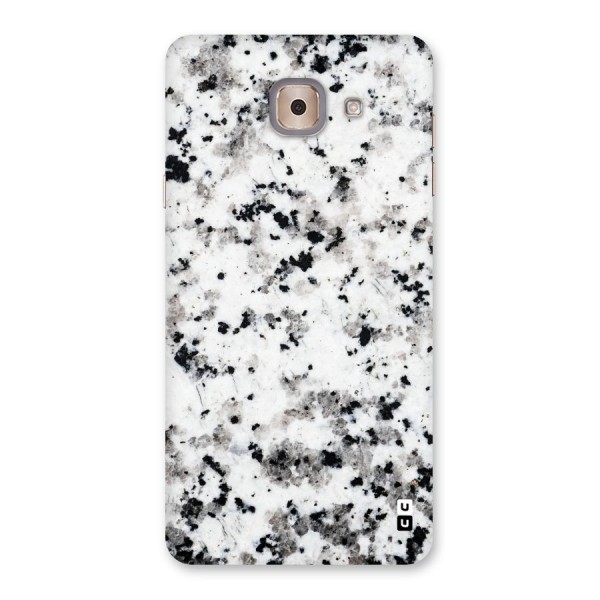 Charcoal Spots Marble Back Case for Galaxy J7 Max