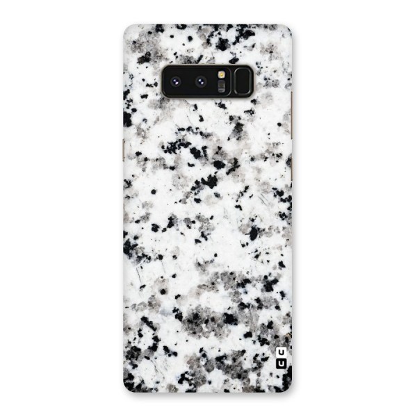 Charcoal Spots Marble Back Case for Galaxy Note 8