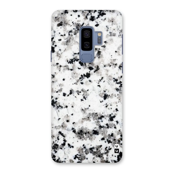 Charcoal Spots Marble Back Case for Galaxy S9 Plus
