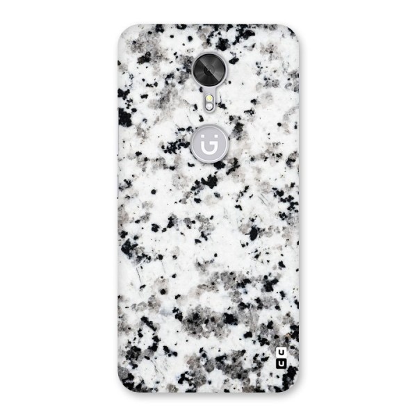 Charcoal Spots Marble Back Case for Gionee A1