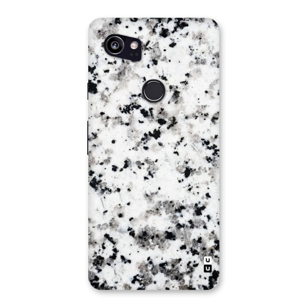 Charcoal Spots Marble Back Case for Google Pixel 2 XL