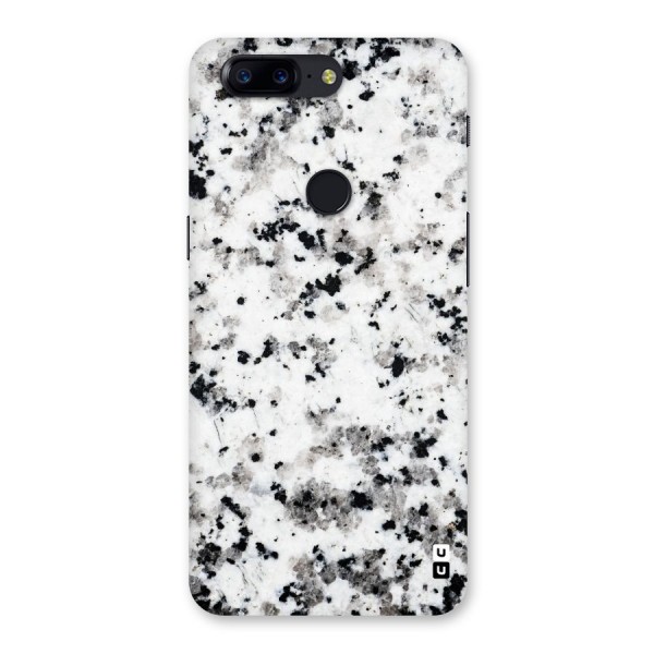 Charcoal Spots Marble Back Case for OnePlus 5T