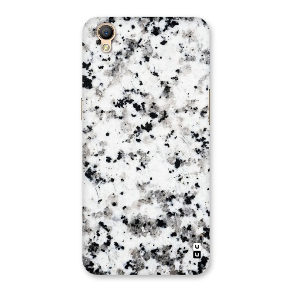 Charcoal Spots Marble Back Case for Oppo A37
