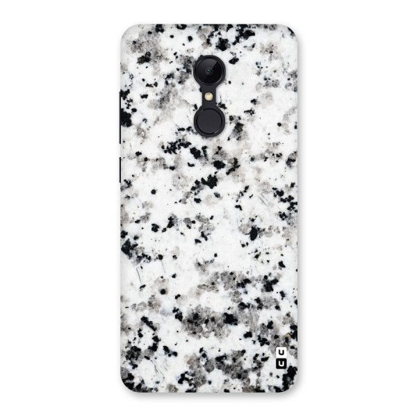 Charcoal Spots Marble Back Case for Redmi 5