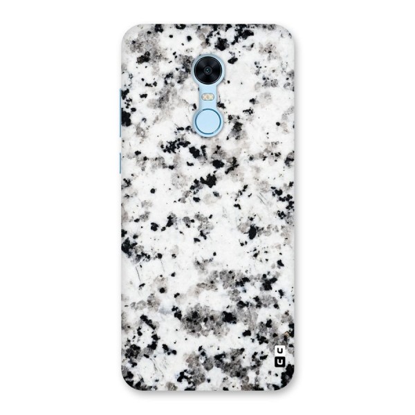 Charcoal Spots Marble Back Case for Redmi Note 5