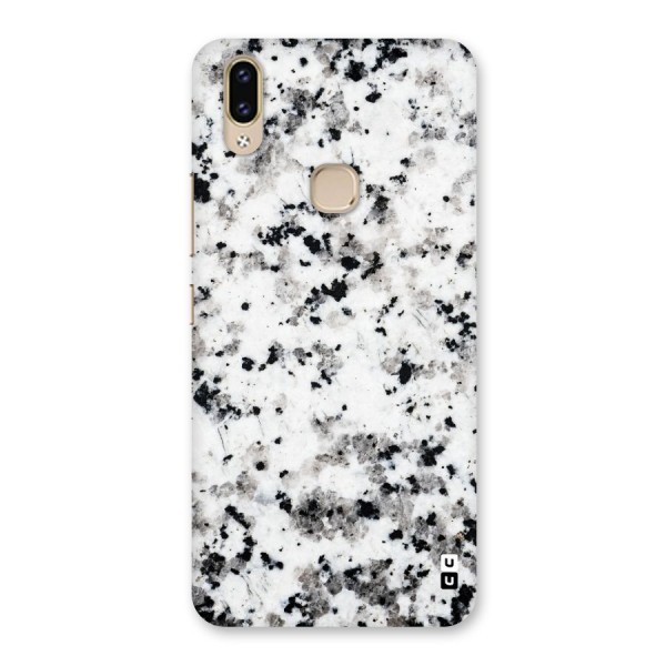 Charcoal Spots Marble Back Case for Vivo V9