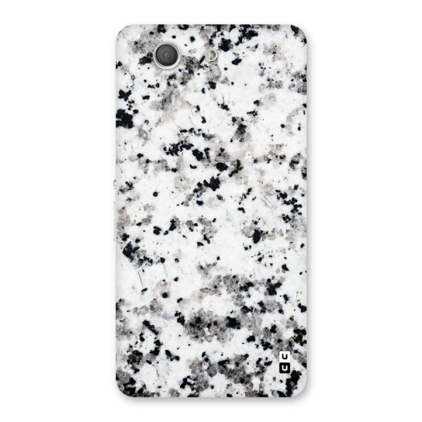 Charcoal Spots Marble Back Case for Xperia Z3 Compact
