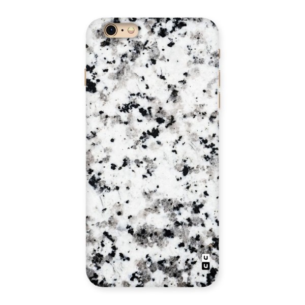 Charcoal Spots Marble Back Case for iPhone 6 Plus 6S Plus