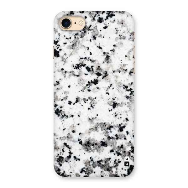 Charcoal Spots Marble Back Case for iPhone 7