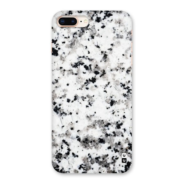 Charcoal Spots Marble Back Case for iPhone 8 Plus