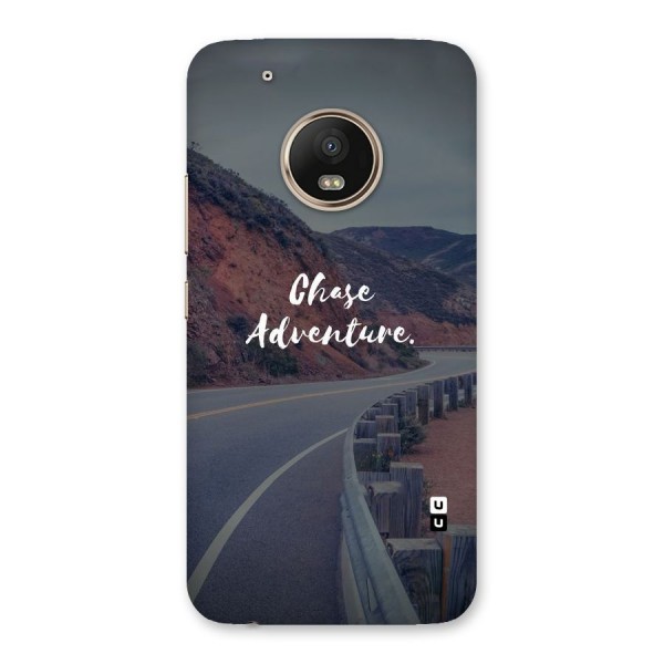 Chase Adventure Back Case for Moto G5 Plus