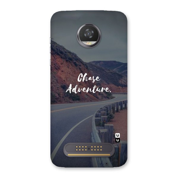 Chase Adventure Back Case for Moto Z2 Play