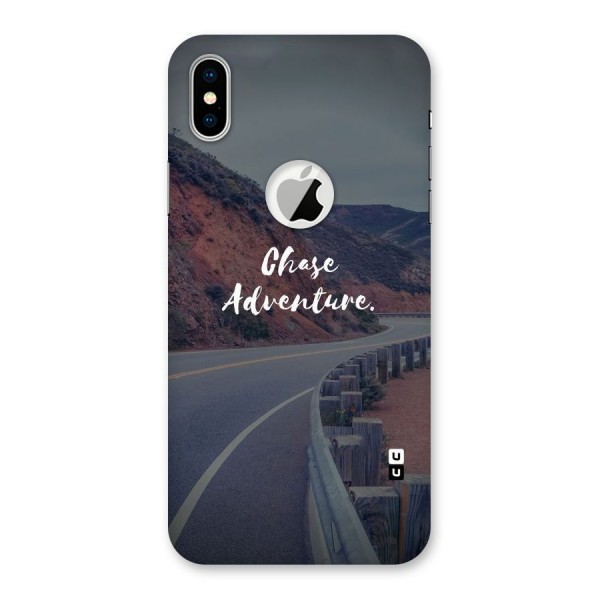 Chase Adventure Back Case for iPhone X Logo Cut