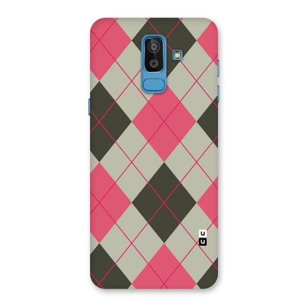 Check And Lines Back Case for Galaxy J8
