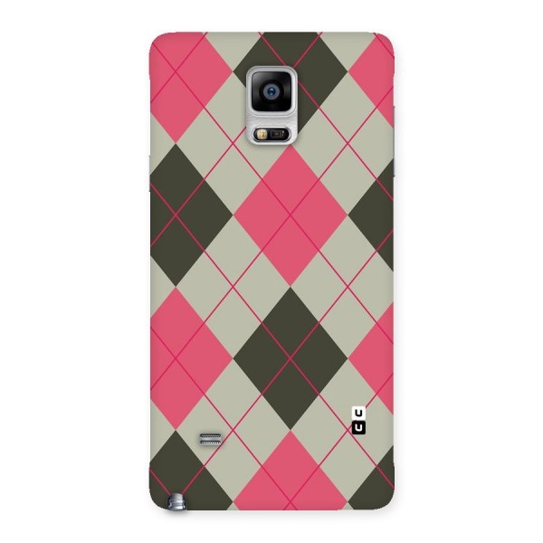 Check And Lines Back Case for Galaxy Note 4