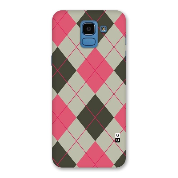 Check And Lines Back Case for Galaxy On6