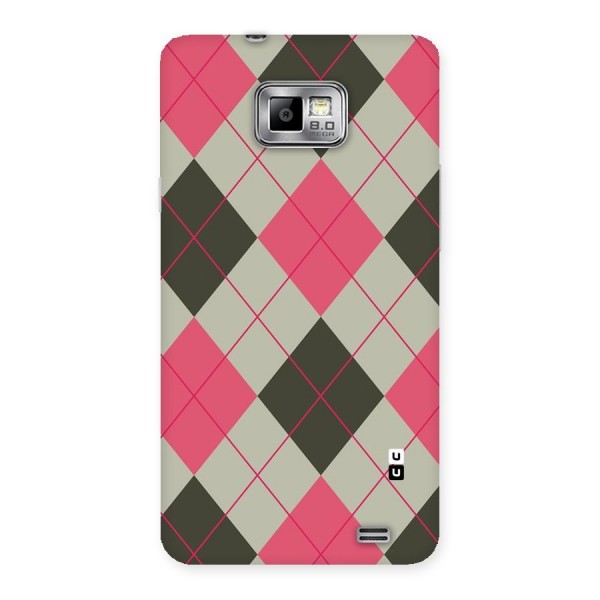 Check And Lines Back Case for Galaxy S2