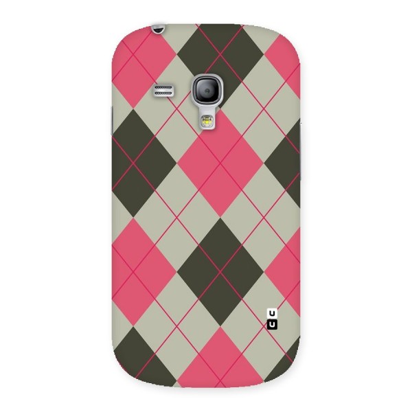 Check And Lines Back Case for Galaxy S3 Mini