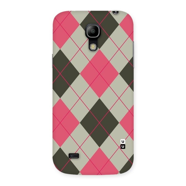 Check And Lines Back Case for Galaxy S4 Mini