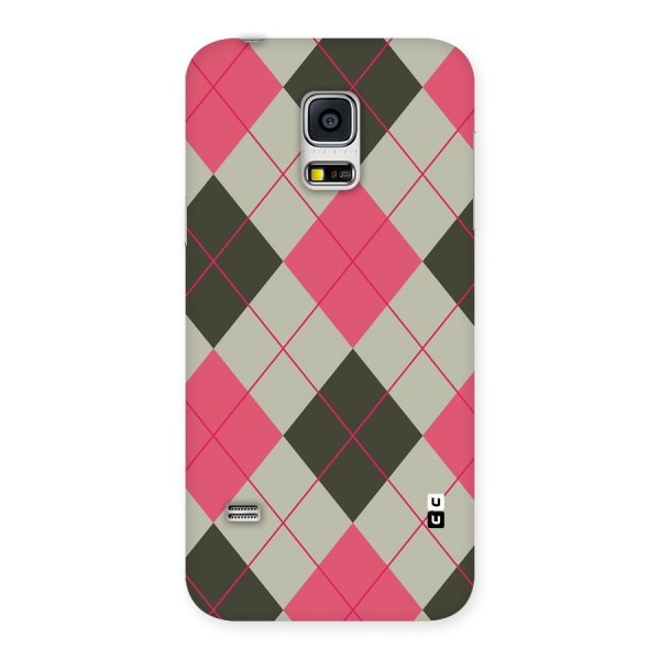 Check And Lines Back Case for Galaxy S5 Mini