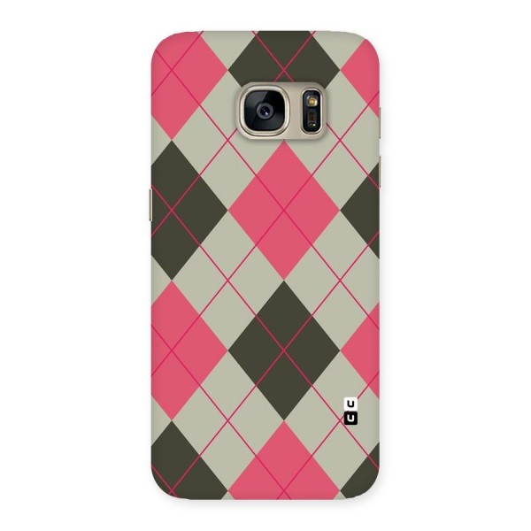 Check And Lines Back Case for Galaxy S7