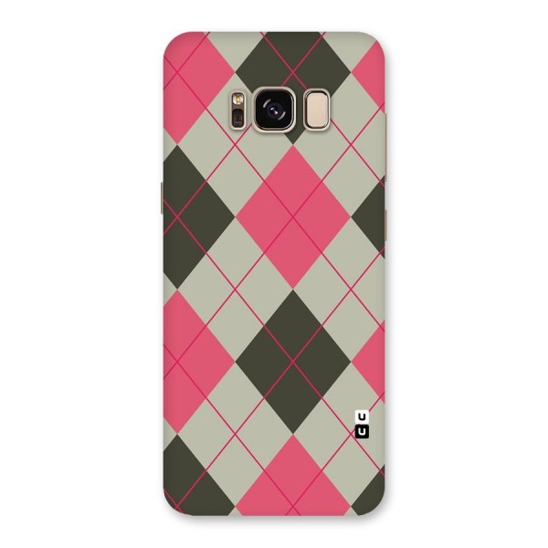 Check And Lines Back Case for Galaxy S8