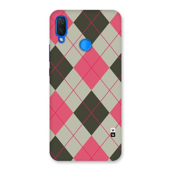Check And Lines Back Case for Huawei Nova 3i