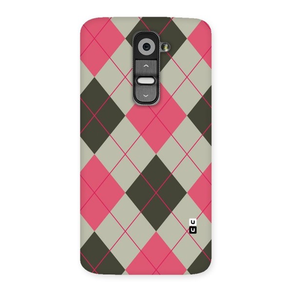 Check And Lines Back Case for LG G2